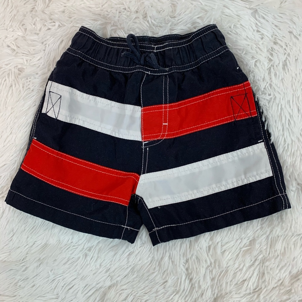 Kitestring patchwork stripe‎ board short swim trunk